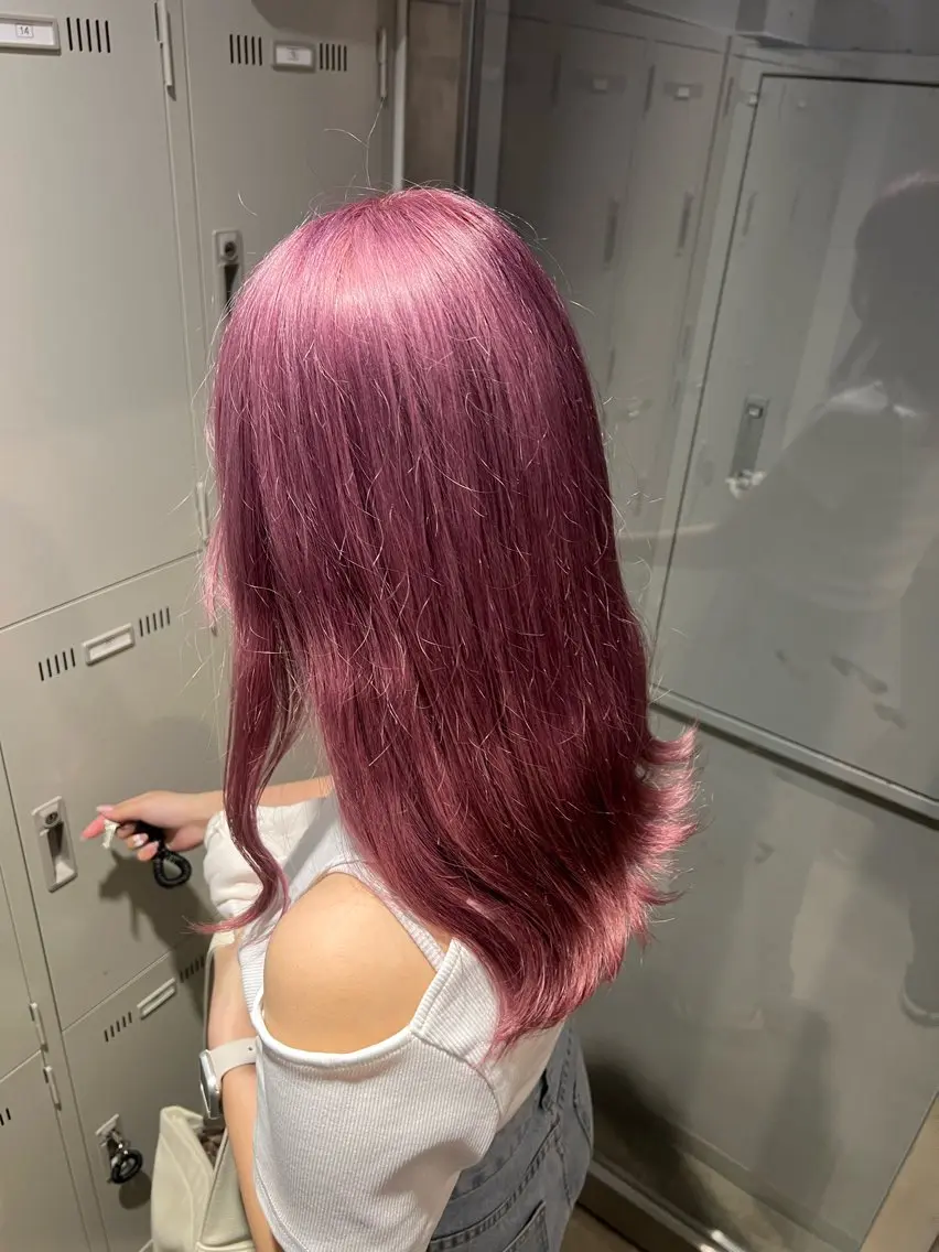 カラー パーマ ヘアアレンジ メンズ ヘアカラー トリートメント ヘッドスパ ヘアセット 🥯縮毛/レイヤー/ ベージュヘア🥯のヘアスタイル