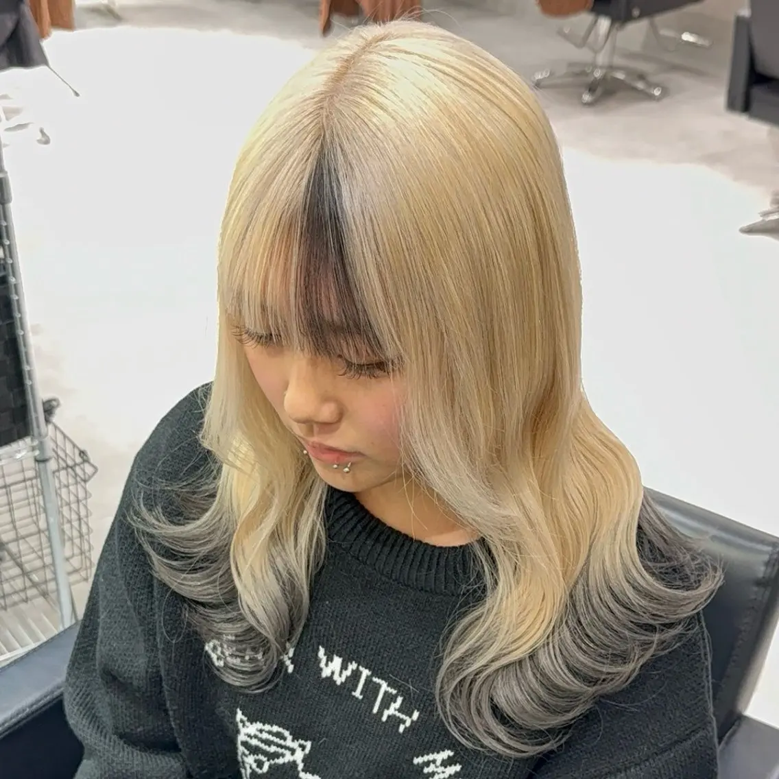 カラー ciera. アオイ 🦢✯のヘアスタイル