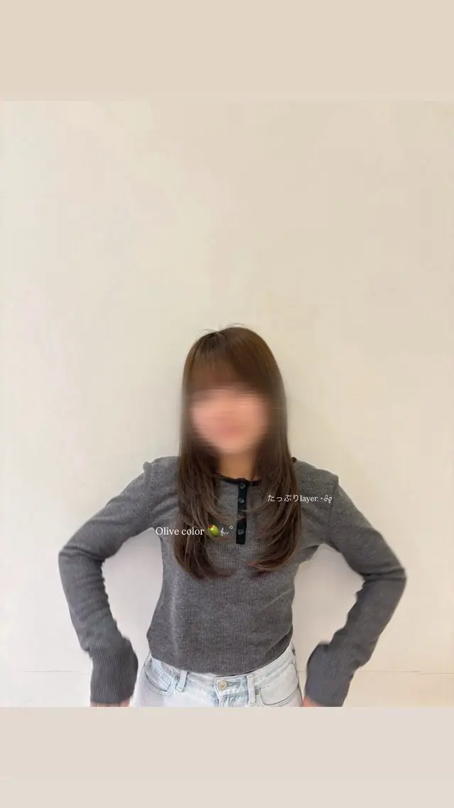 ★カット(3センチ〜)+ワンカラーの写真