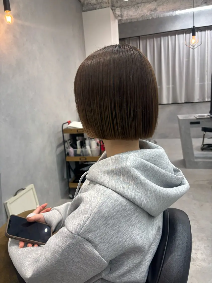 【6/3限定‼️】【ボブ限定❣️】似合わせレディースカット✨頭皮洗浄マイクロバブル付き🫧💕心斎橋店施術💕の写真