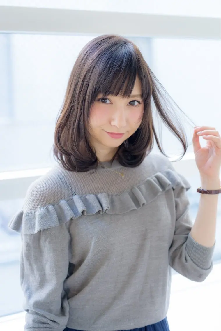 ミディアム パーマ パーマ 縮毛矯正 半個室/髪質改善/ 🫧苅屋菜奈子のヘアスタイル