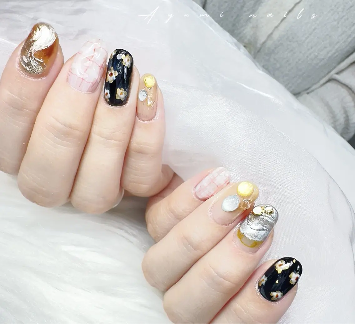 ネイル ハンドネイル YUMI ニュアンスnailsのネイルデザイン