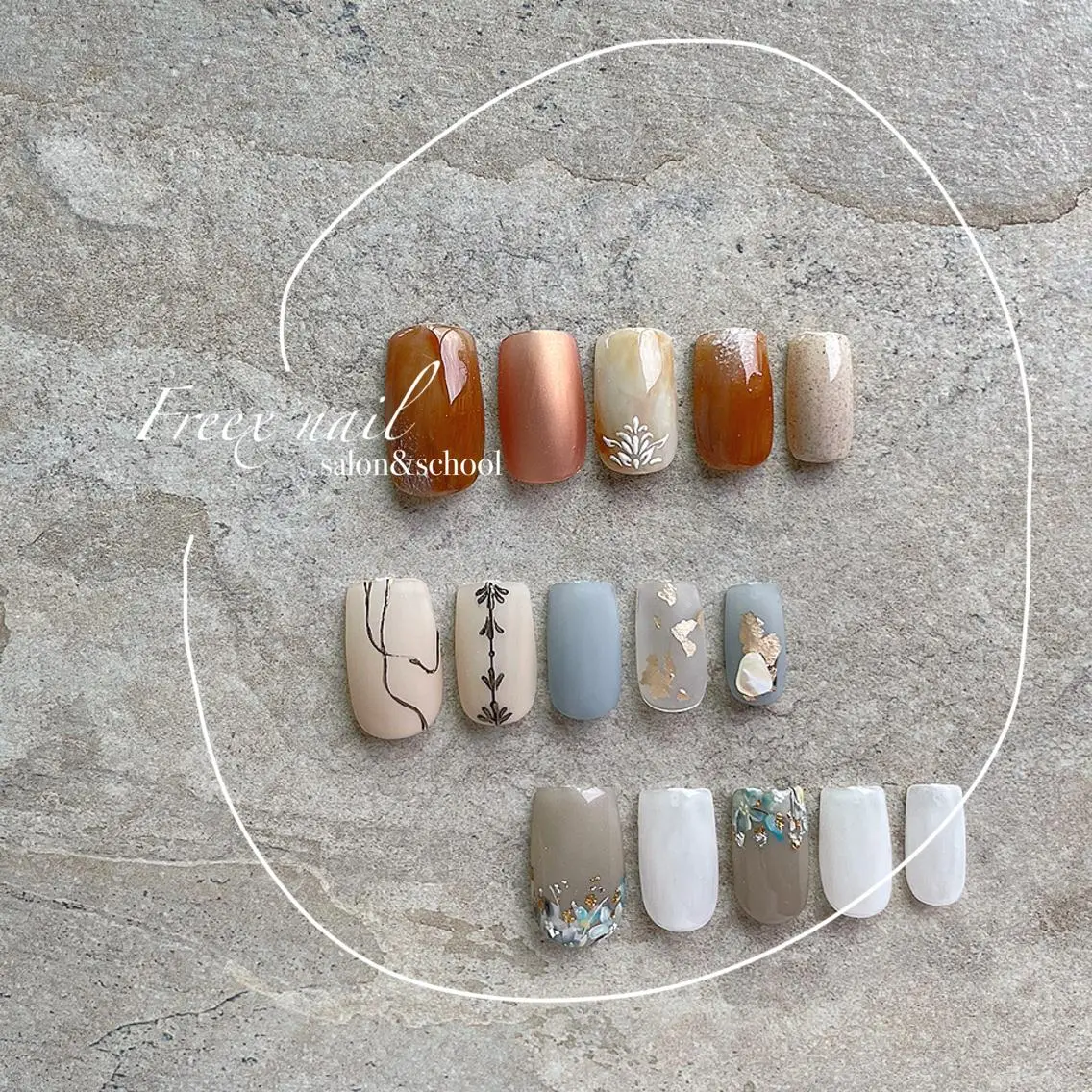 ネイル ハンドネイル ハンドケア freex nail /ニュアンス/個性派のネイルデザイン