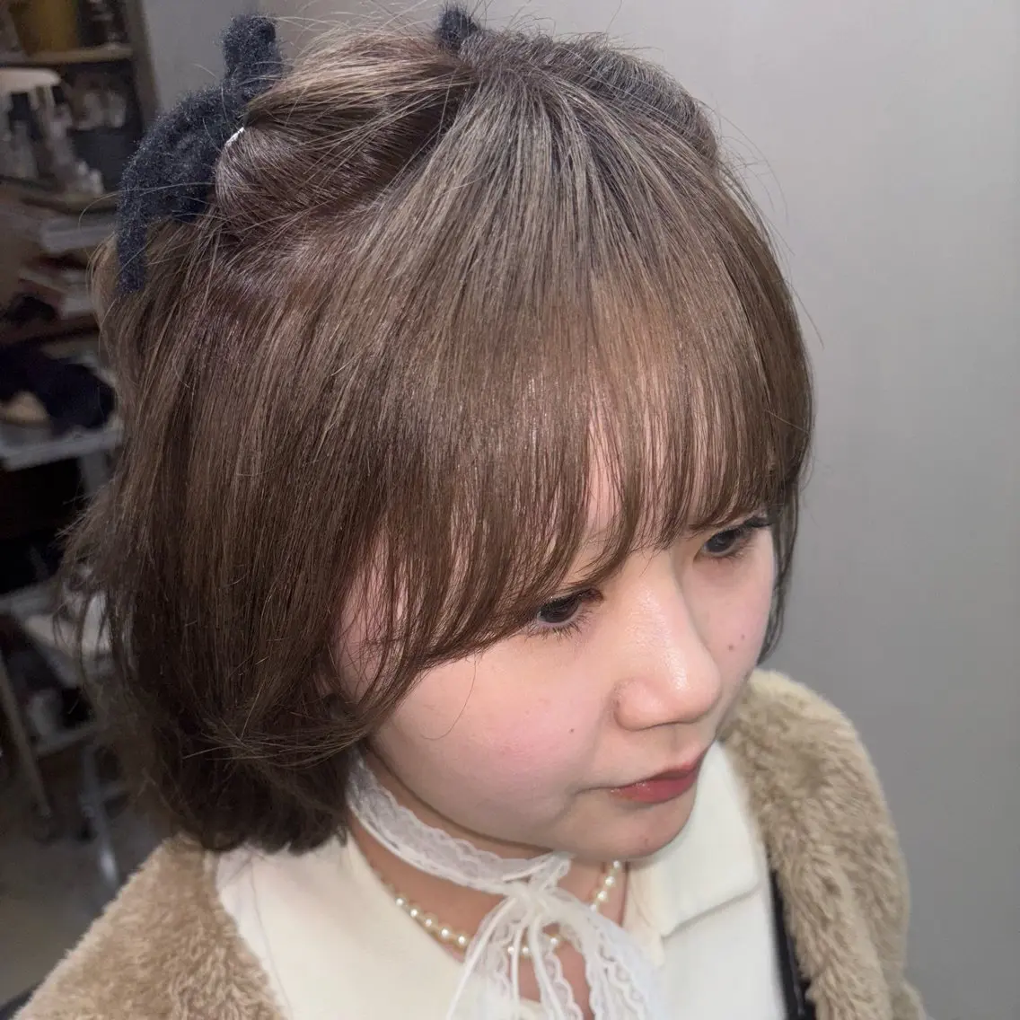 ミディアム 木村 夢のヘアスタイル