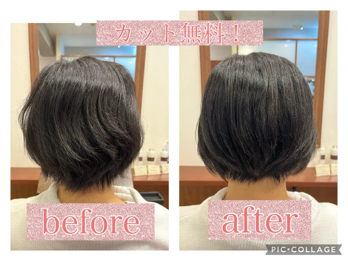 ショート ボブ くせ毛 ショートヘア カット無料　カット モデル募集中　網谷のヘアスタイル