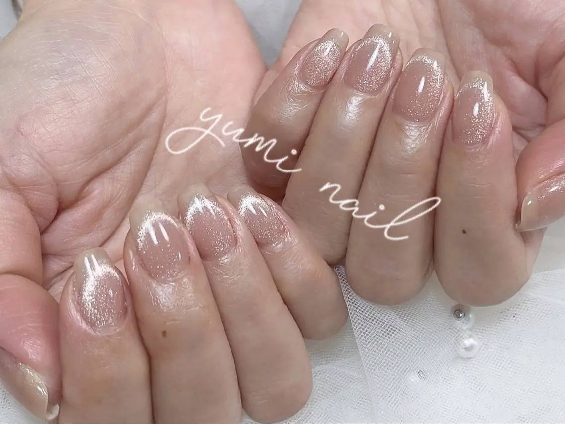 ネイル 𝐲𝐮𝐦𝐢🎀 長さ出しデザイン専門のネイルデザイン