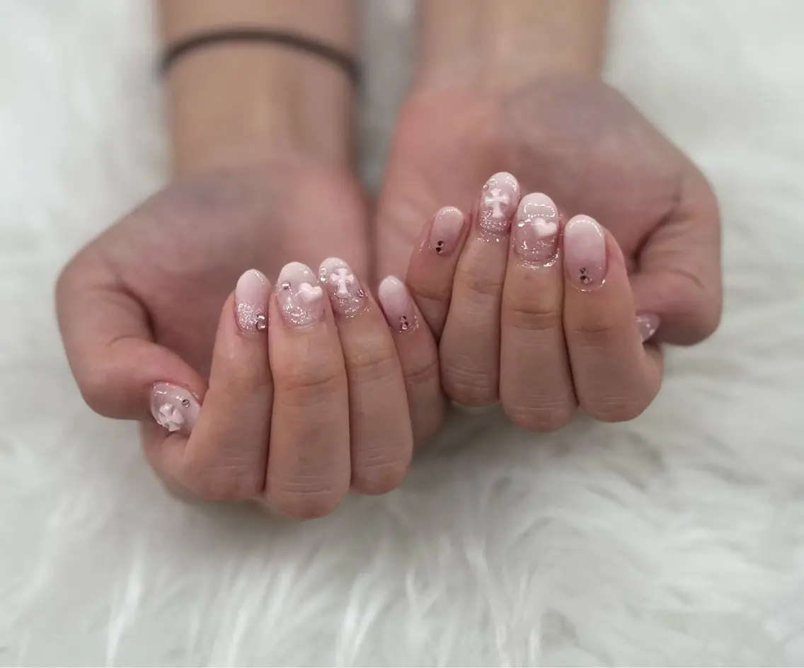 ネイル 🎀ナナミ/渋谷 /ガーリー🎀のネイルデザイン