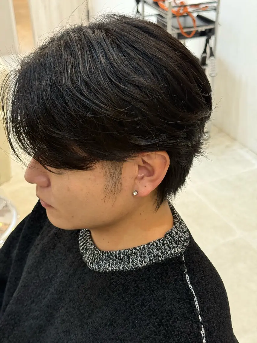 パーマ ニュアンスパーマ レディースモデル募集 角快利のヘアスタイル