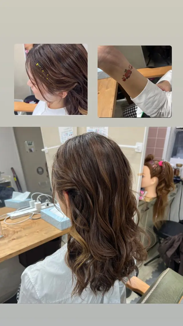 セミロング ヘアアレンジ ハロウィン 山室 敬義のヘアスタイル