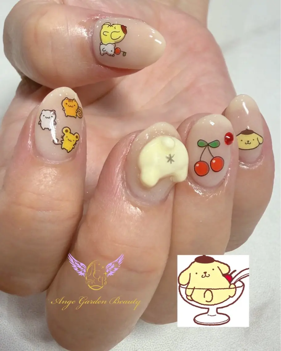 ネイル ハンドネイル AngeGarden Beautymihoのネイルデザイン