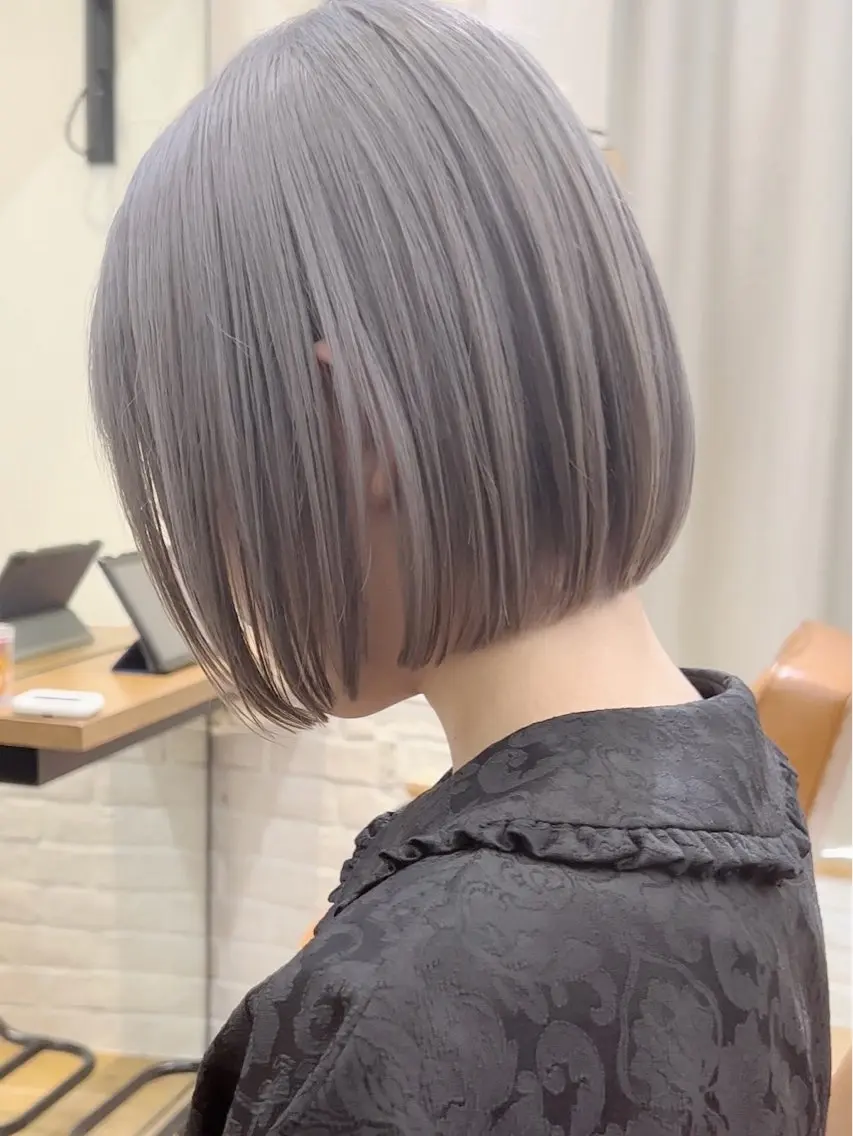ショート 結べるレイヤーカット /カラー/あさかのヘアスタイル