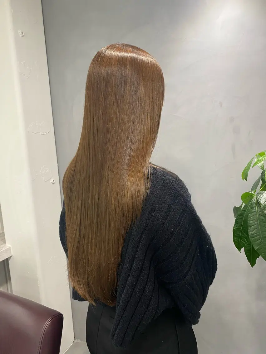 ロング カラー 髪質改善 ヘアカラー トリートメント 梅田中崎町髪質改善 /オキヒロト/エコルのヘアスタイル