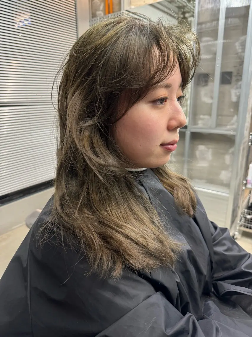ミディアム カラー カット ヘアカラー トリートメント misa___boo MISAのヘアスタイル