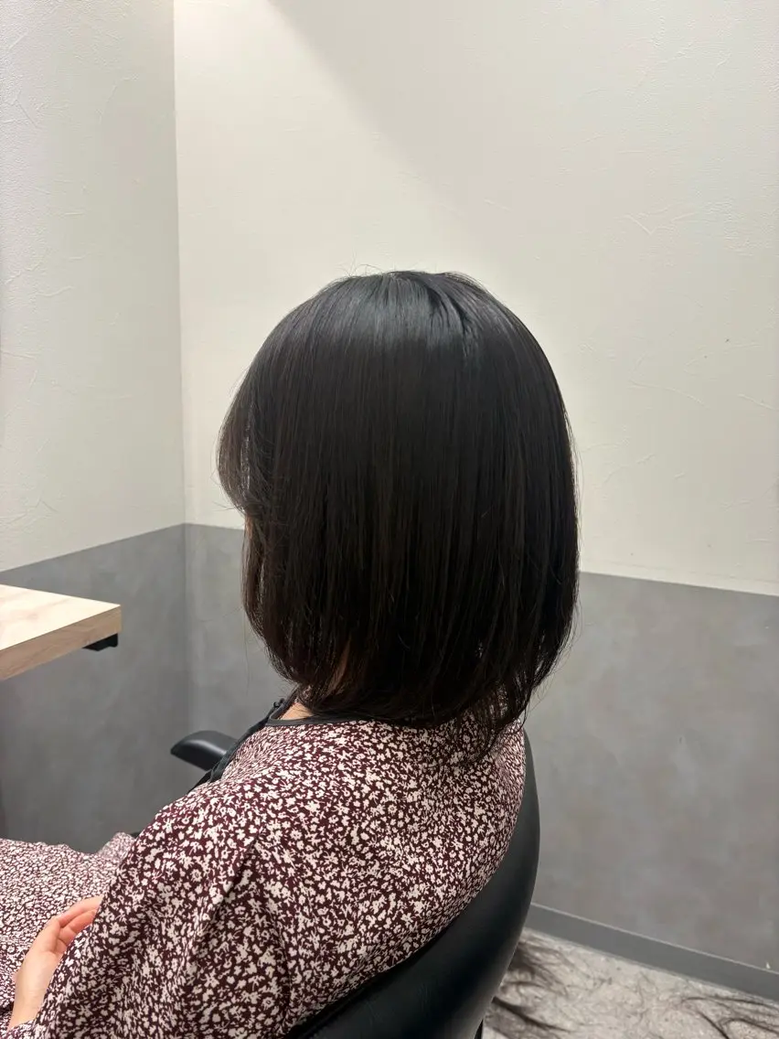 ミディアム パーマ カット 縮毛矯正 🪐 ayameのヘアスタイル