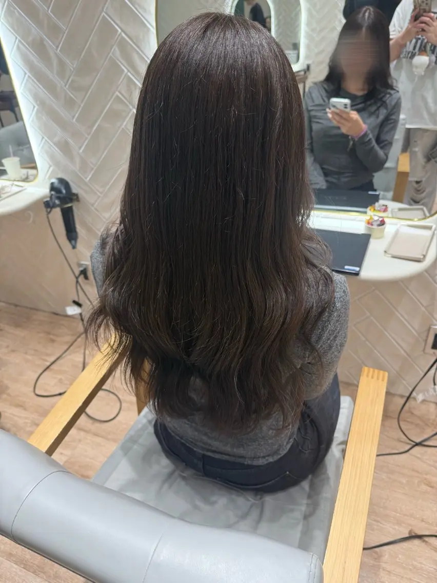 ロング カラー ヘアカラー トリートメント ✨武蔵小杉💎カラー 💋YUMENO🩷のヘアスタイル