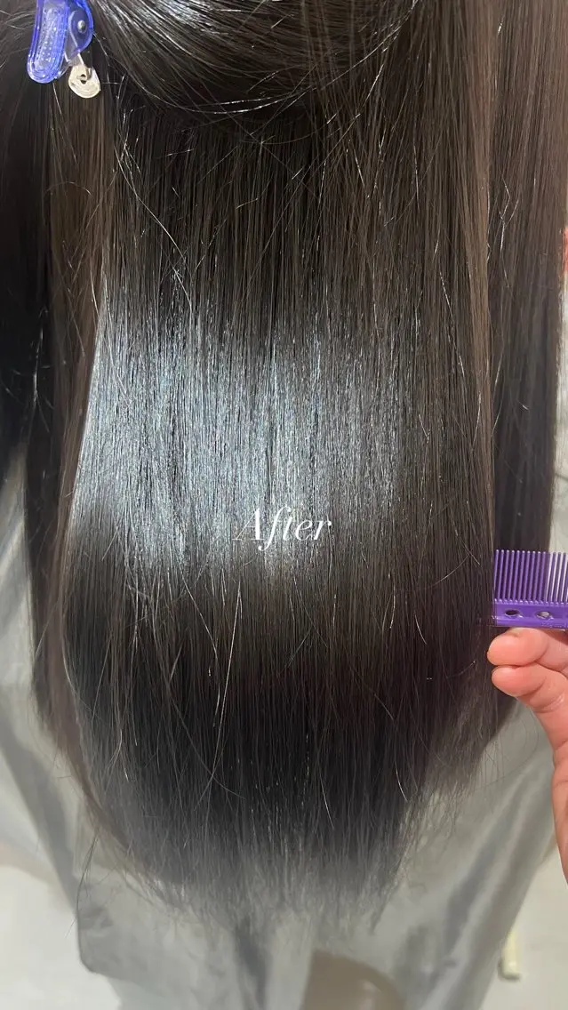 ロング 近藤 羽南のヘアスタイル