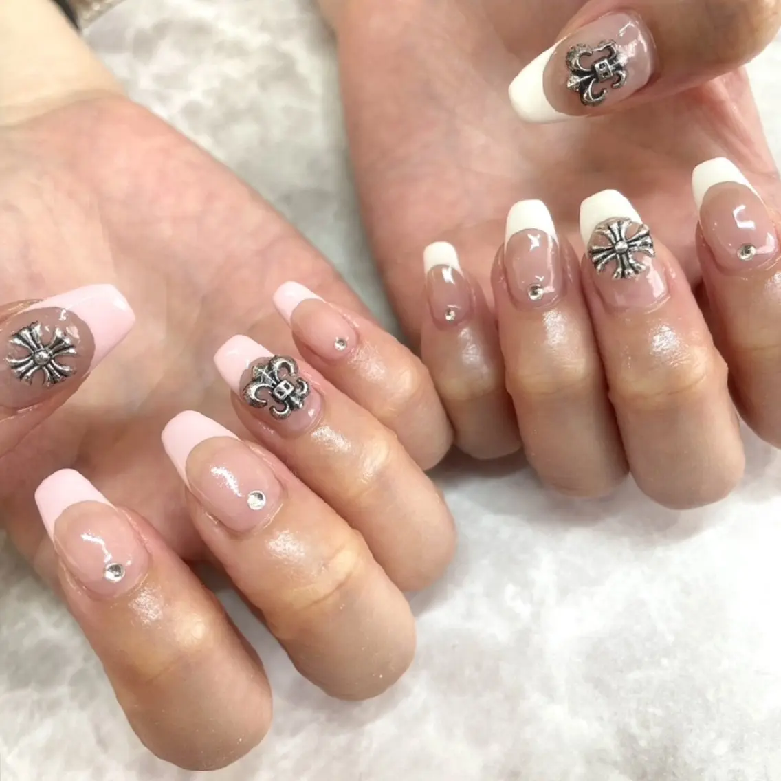 ネイル フレンチネイル ハンドネイル Beautiful Meかえでのネイルデザイン