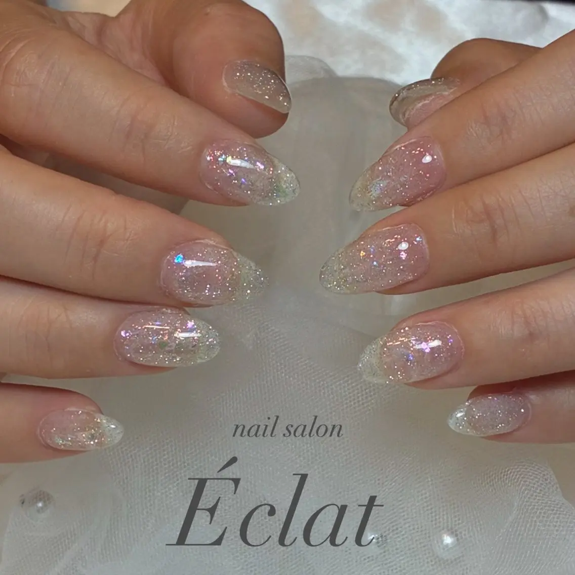 ネイル フラッシュネイル ハンドネイル nail salon Éclatのネイルデザイン