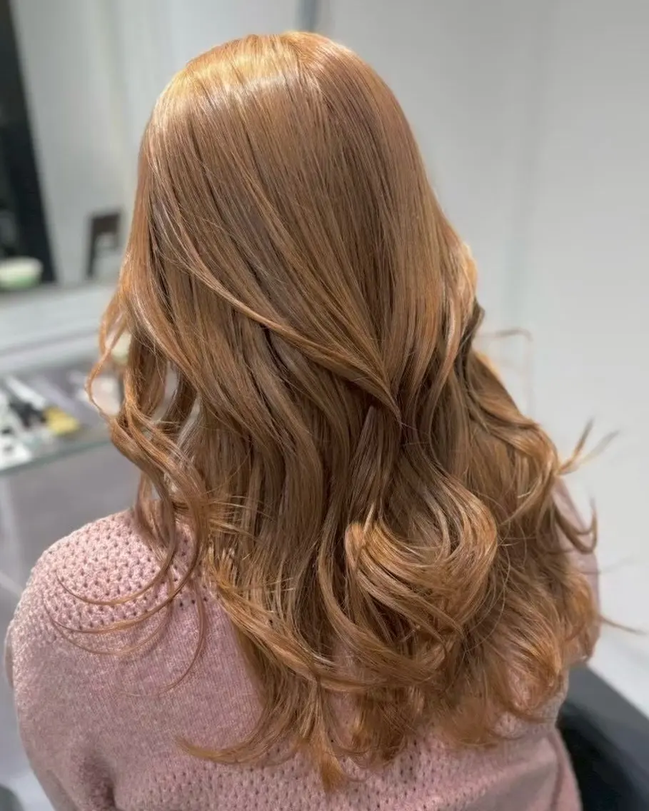ロング ヘアカラー トリートメント 越智 海斗のヘアスタイル