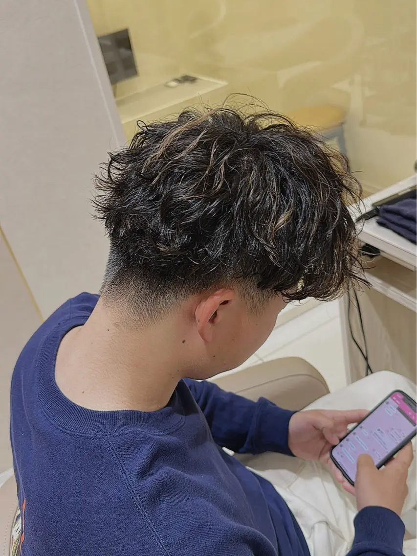 メンズ 撮影モデル Earth伊勢崎 萩原　快斗のヘアスタイル