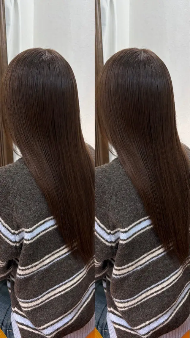 カラー ベージュカラー ブラウンカラー ヘーゼル ヘアカラー なんば、心斎橋🍓 ハイトーンnicoのヘアスタイル