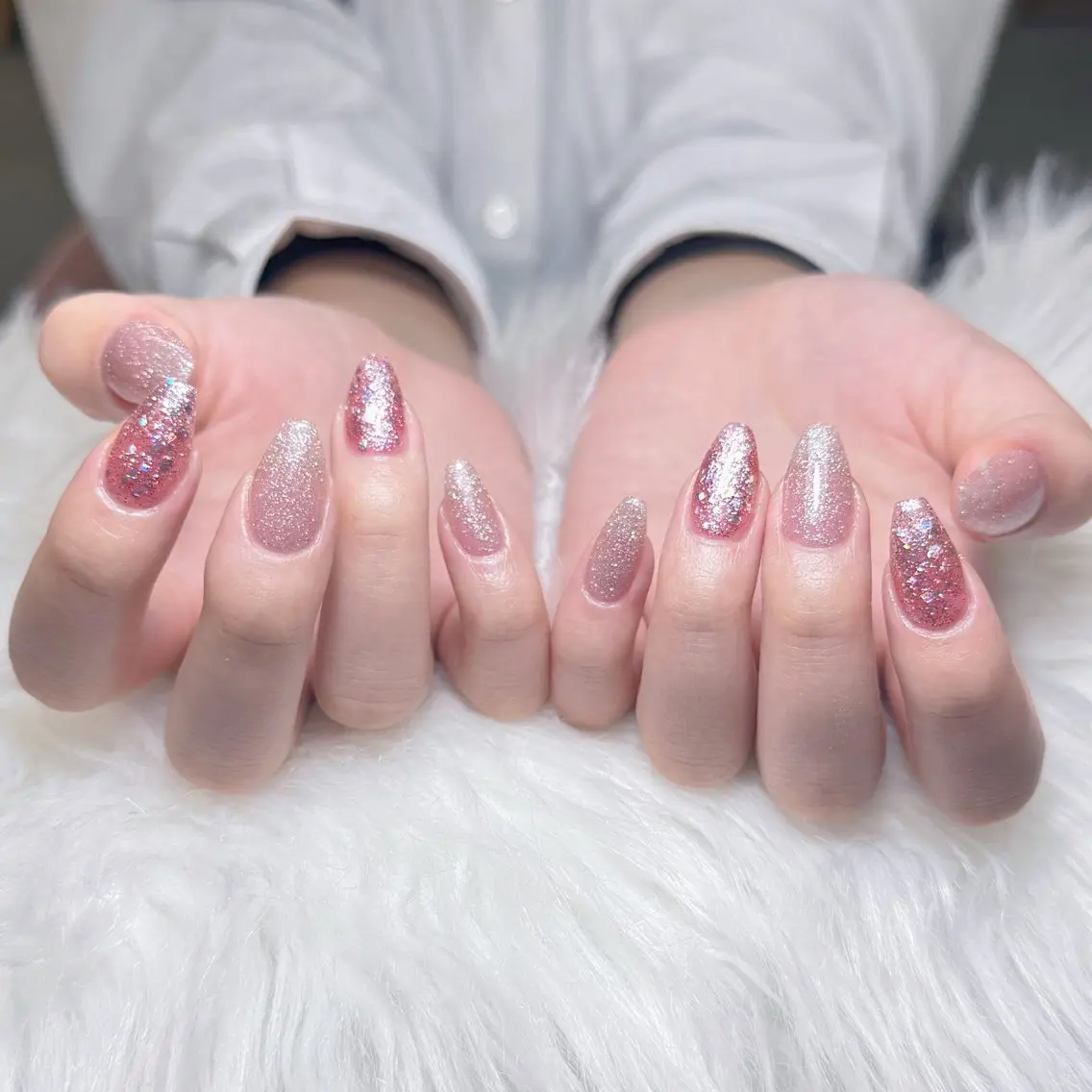 ネイル 韓国ネイル 持ち込み ニュアンスネイル ワンホンネイル ハンドネイル AKIKO NAILのネイルデザイン