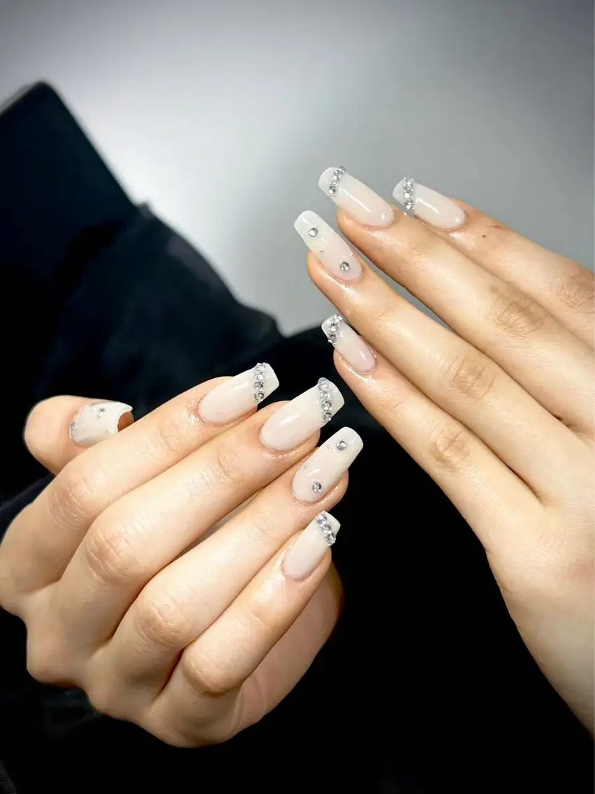 ネイル スカルプネイル シンプルネイル Lu nailsalonのネイルデザイン