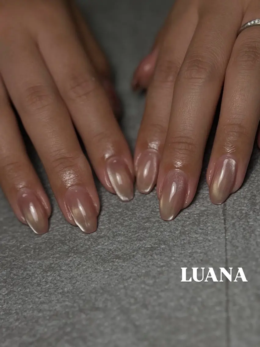 ネイル マグネットネイル ハンドネイル nail salon LUANAのネイルデザイン
