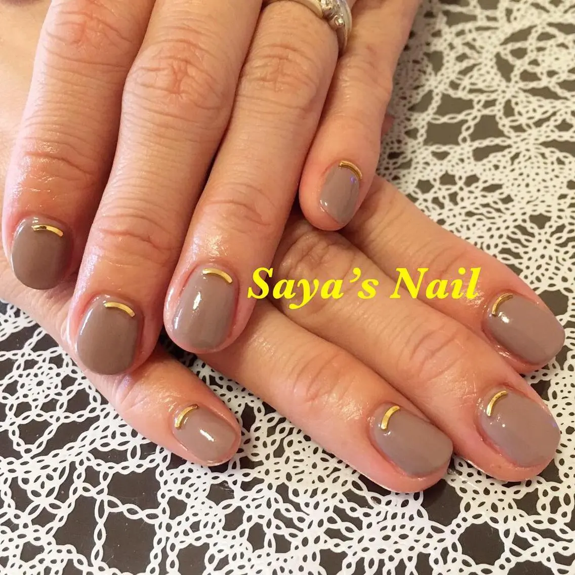 ネイル ワンカラーネイル SantéNail SAYAKAのネイルデザイン