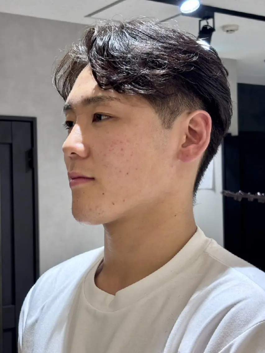ショート カット パーマ メンズ特化 孝介のヘアスタイル