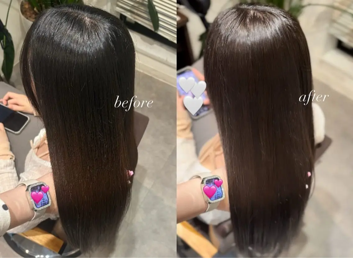 ロング カラー 透明感カラー カット ヘアカラー MEI ♡のヘアスタイル