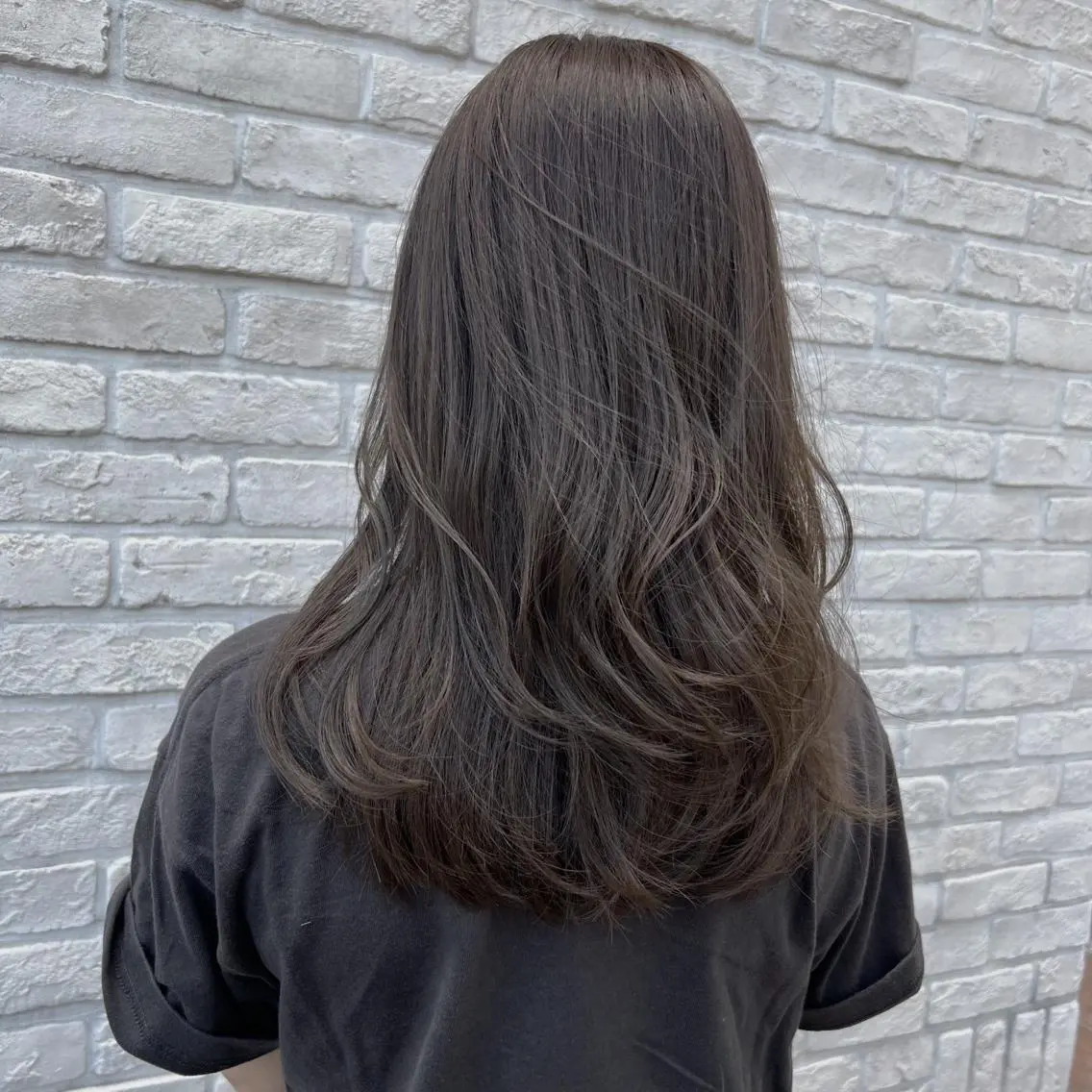 ロング カラー ヘアカラー トリートメント 韓国レイヤー 暖色カラー/さくらのヘアスタイル