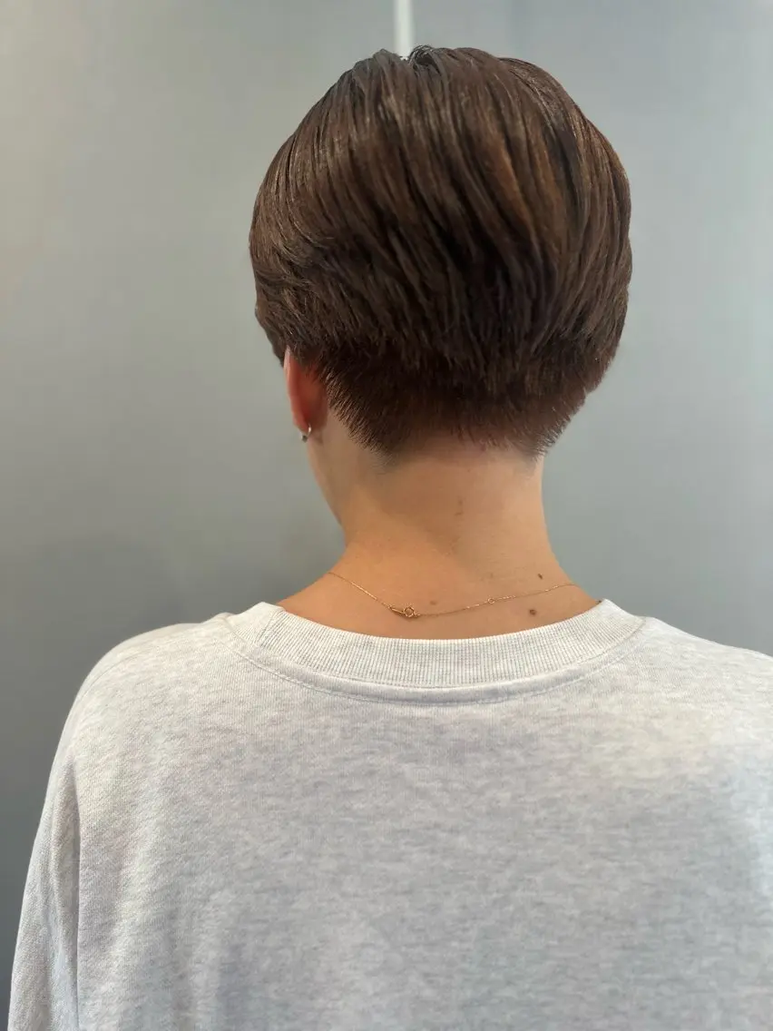 ショート カラー カット ヘアカラー トリートメント K Harukaのヘアスタイル