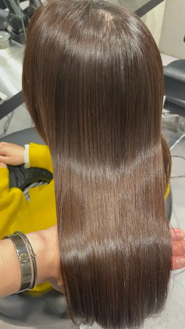 ロング カラー パーマ 🌈艶髪/髪質改善 新宿itouのヘアスタイル