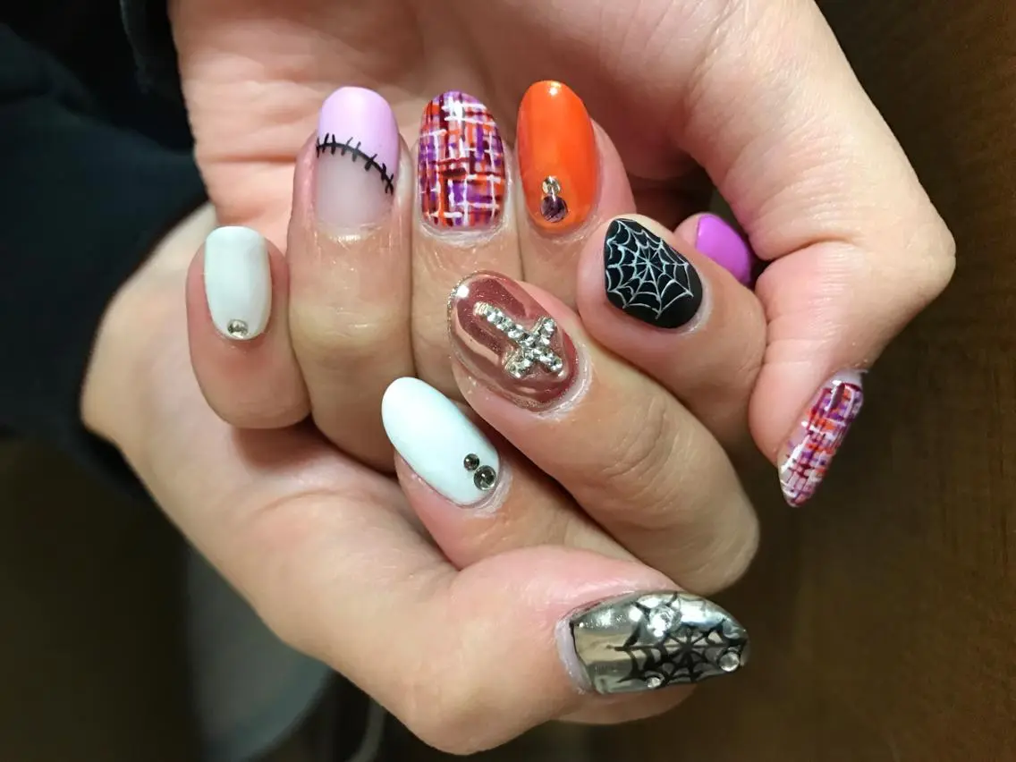 ネイル ハロウィン Flam Nailのネイルデザイン