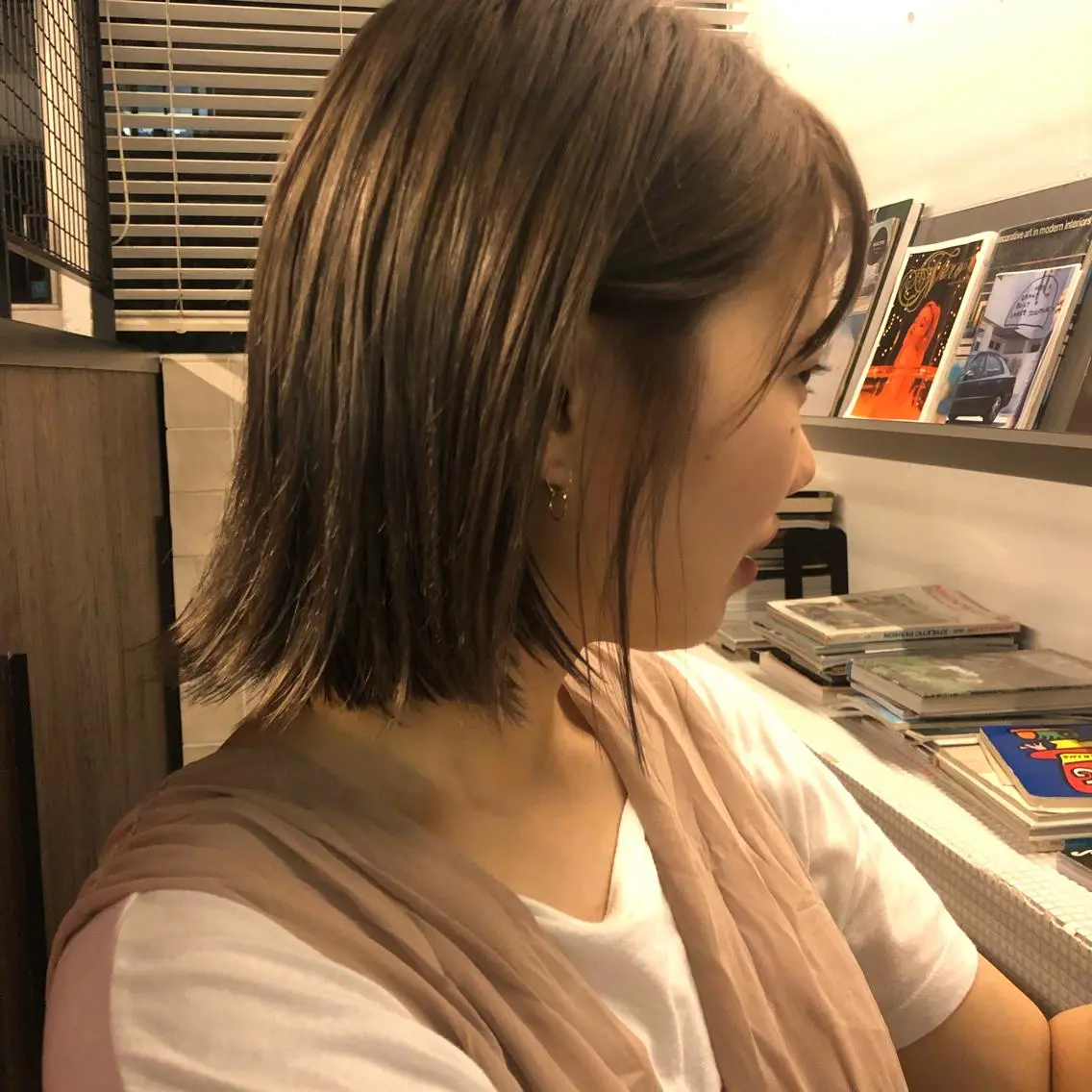 ショート カラー eri kinjoのヘアスタイル