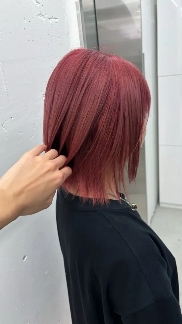 ミディアム カラー ブリーチ ケアブリーチ ハイトーンカラー 韓国風ヘア トリートメント カット ヘアカラー トリートメント 🐶ひかる🐶 JILLSTUDIOのヘアスタイル