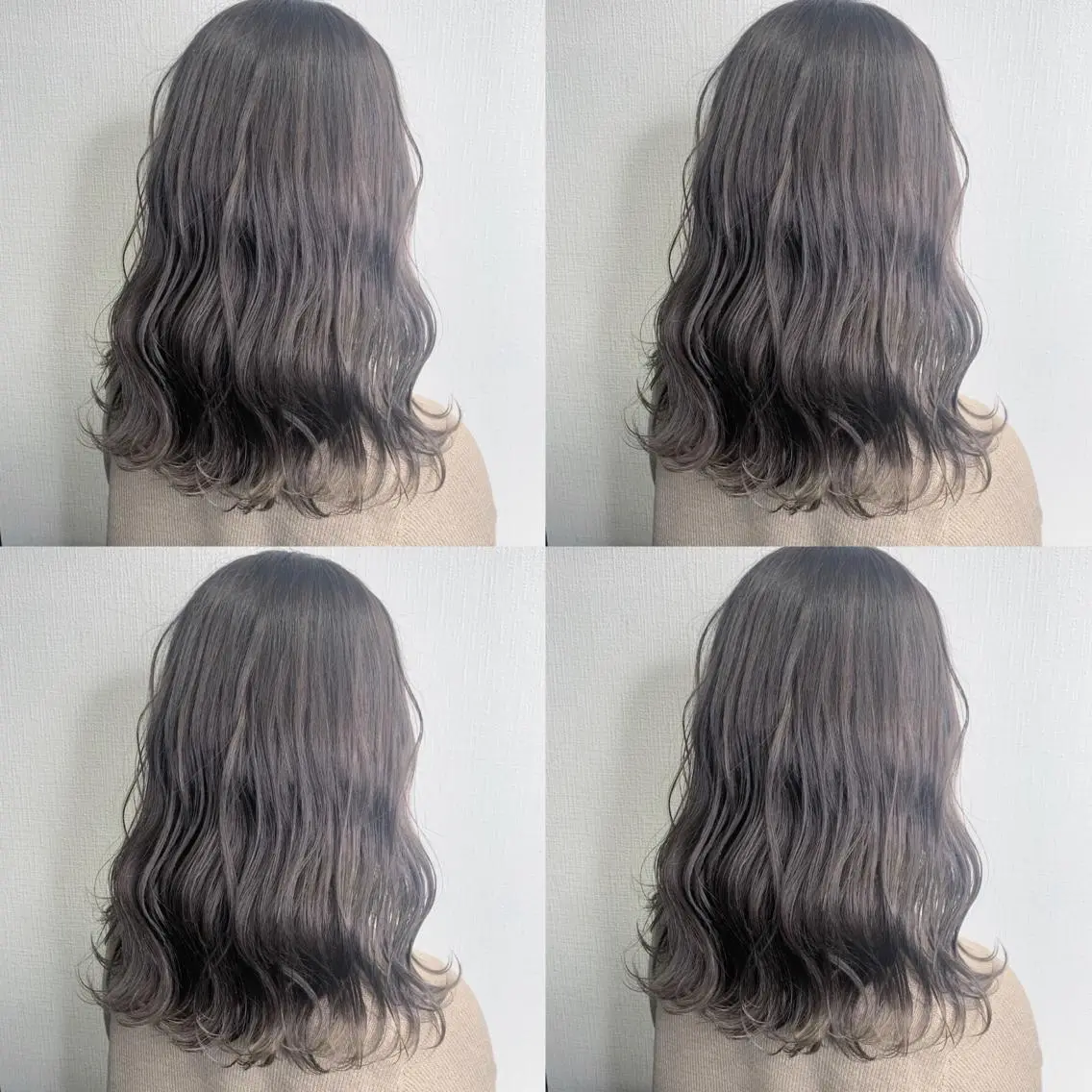 セミロング ヘアカラー 袴田 伊代のヘアスタイル