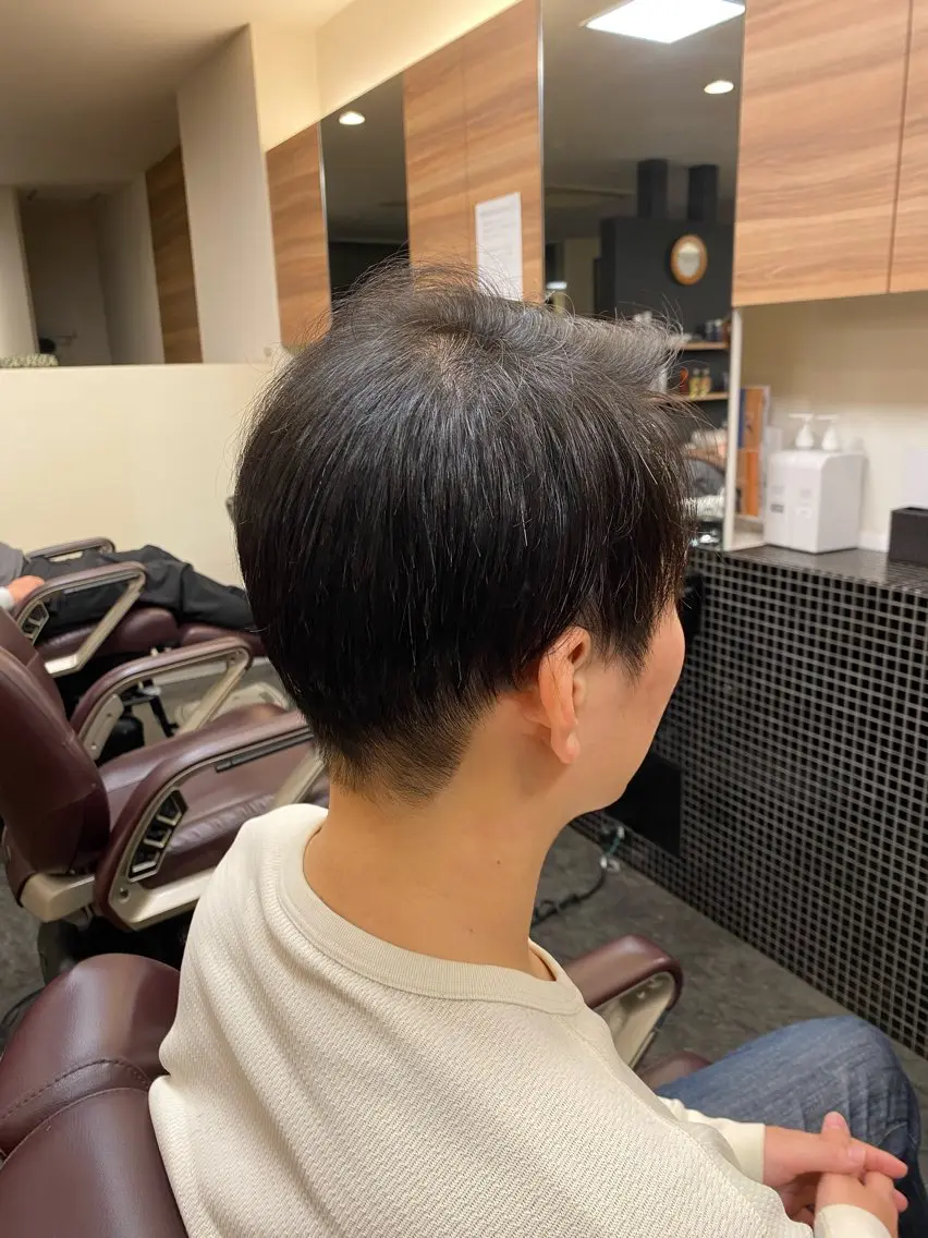 ショート メンズ メンズカット０円 モデル募集野田阪神のヘアスタイル
