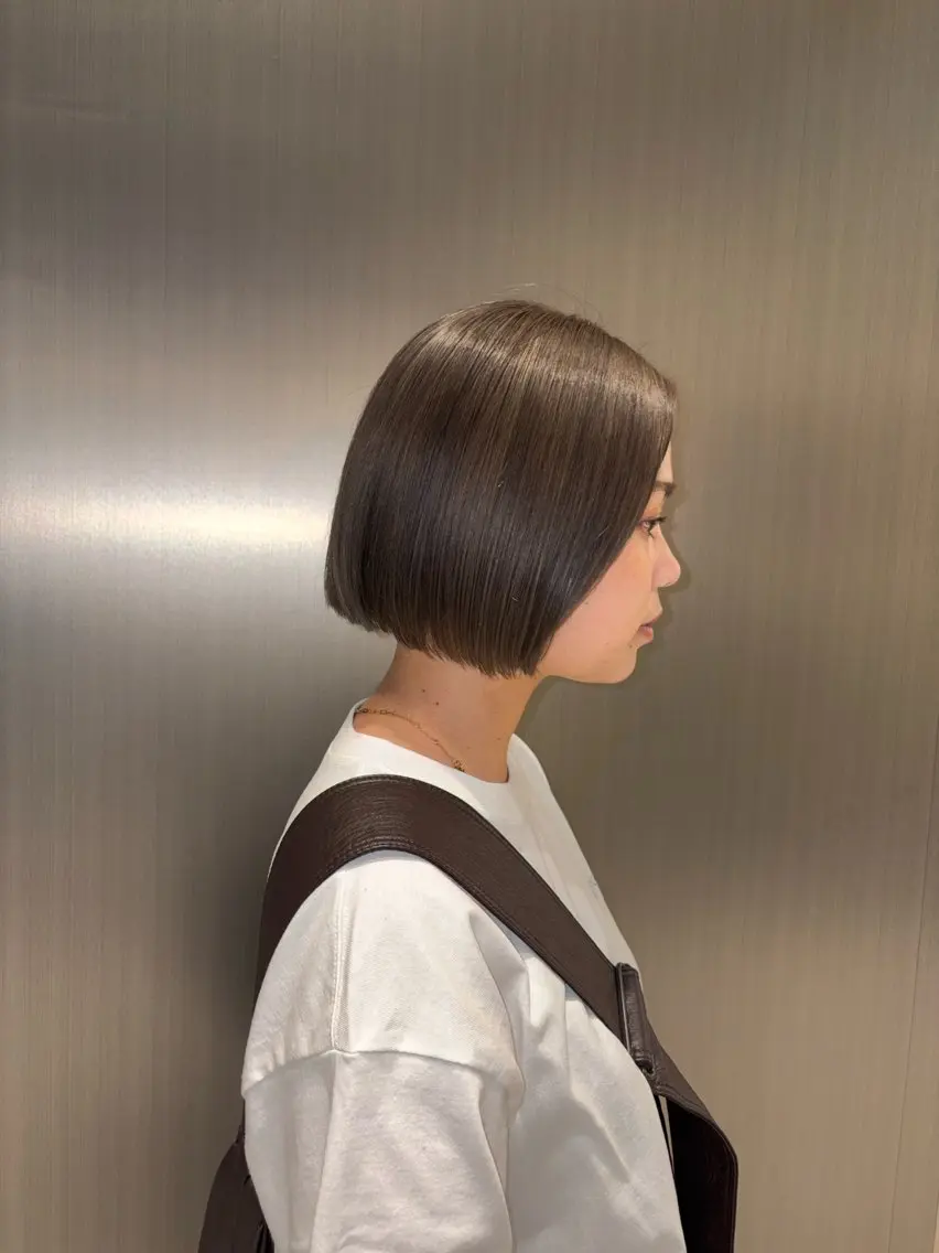 ショート カラー カット ヘアカラー トリートメント 吉武 茂暉のヘアスタイル