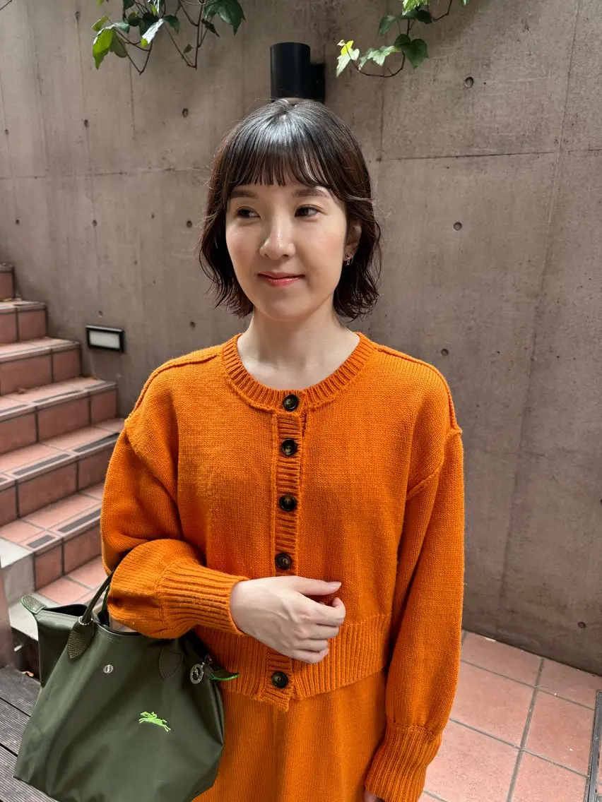 ミディアム パーマ カット パーマ 大橋 芽衣のヘアスタイル