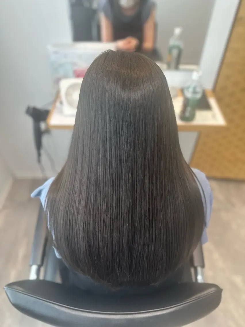 ロング アッシュ 🍇うる艶暖色カラー /madokaのヘアスタイル