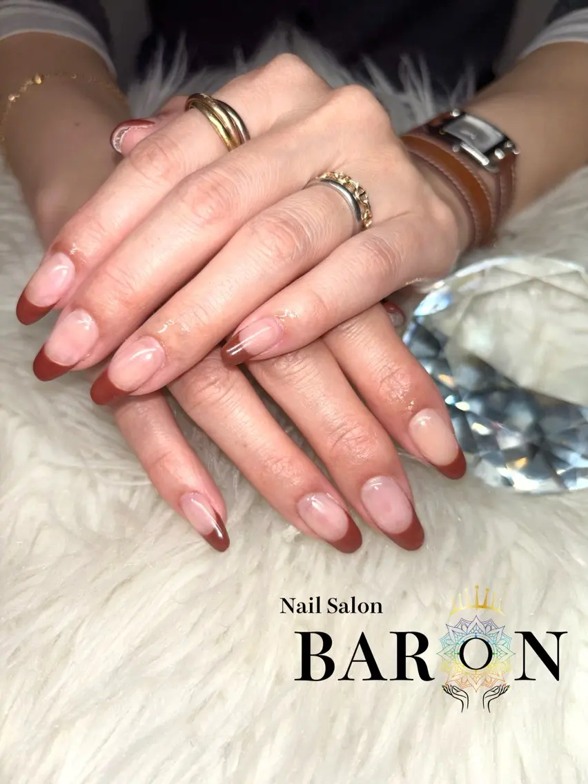 ネイル バレンタイン ♛︎BARON♛︎ MASHIROのネイルデザイン