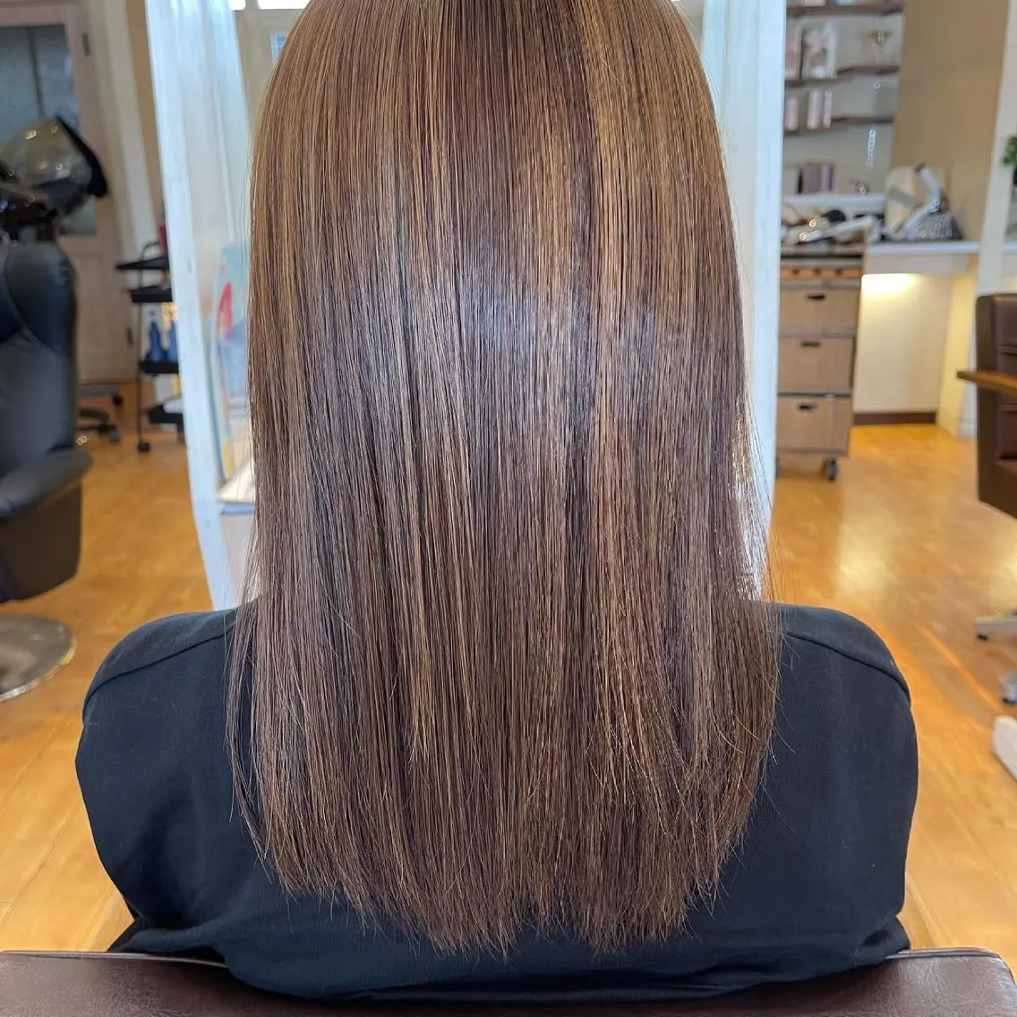 セミロング 縮毛矯正 トリートメント 梶谷 和希のヘアスタイル
