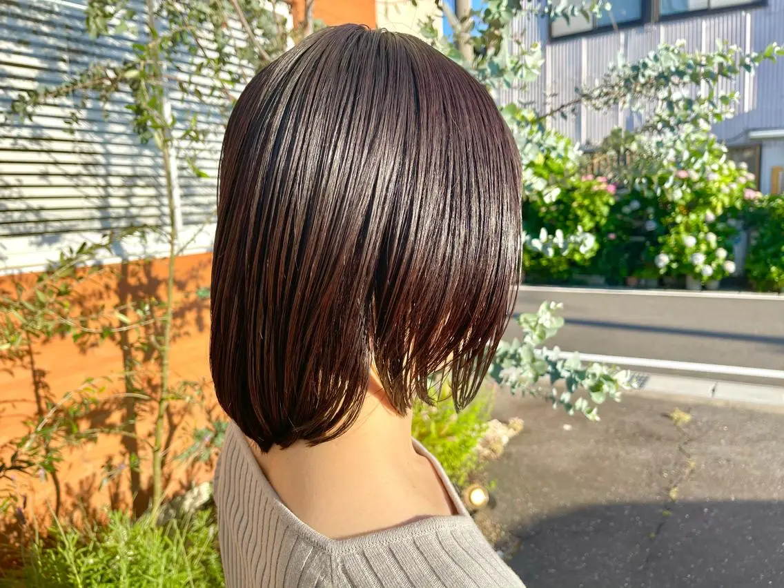ミディアム カット ヘアカラー トリートメント 【天然ヘナ専門】市川 真一のヘアスタイル
