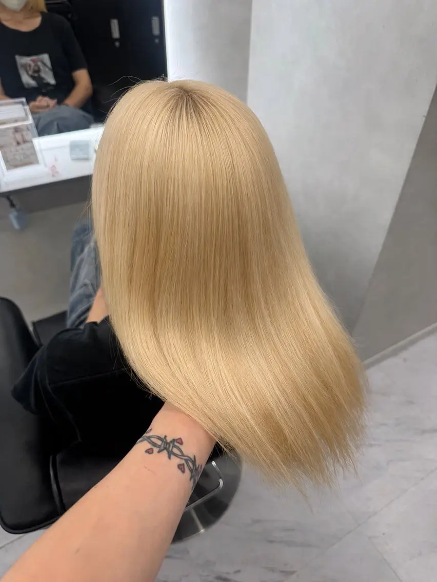 カラー キッズ ヘアカラー 🍉ハイトーン屋🌻 🌺chan🌴のヘアスタイル