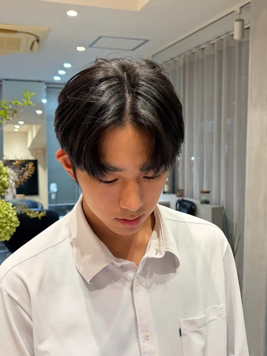ショート 顔周りカット カット ヘッドスパ 坂田 睦月のヘアスタイル