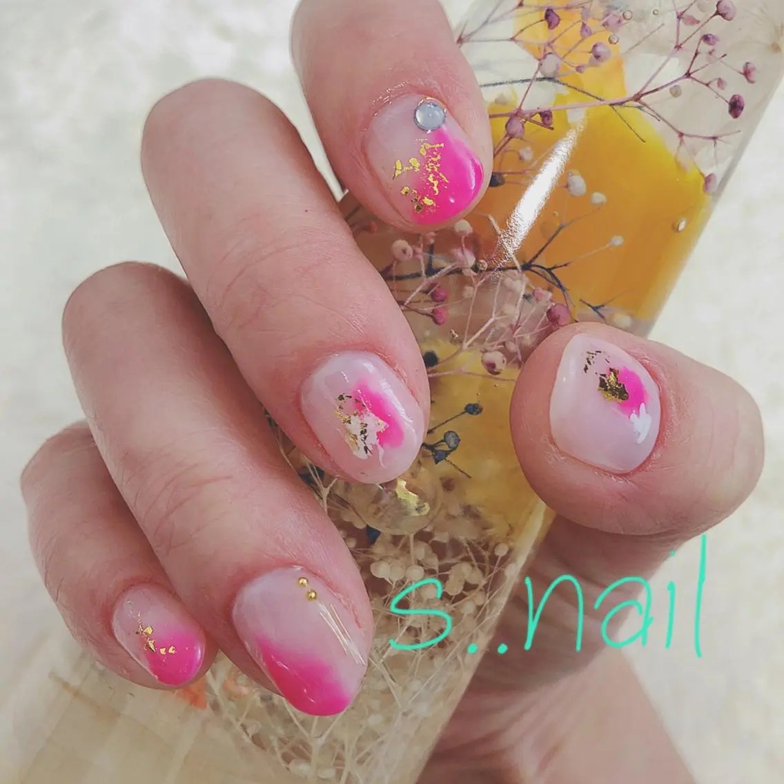 ネイル 桜ネイル 入学式 ハンドネイル フットネイル s..nail / MORITAのネイルデザイン