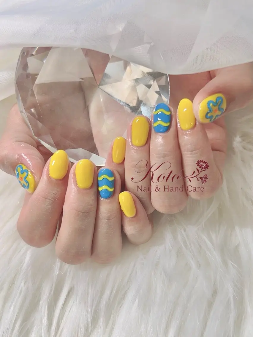 ネイル 長さ出し ジェルネイル 持ち込み ニュアンスネイル ぷっくりネイル ハンドネイル Nail Salon KOTOのネイルデザイン