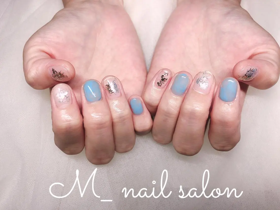 ネイル シンプルネイル M_ nail salonのネイルデザイン